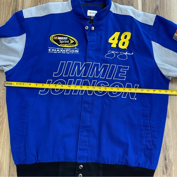 Nascar Jimmie Johnson #48 Team Lowes Racing Sprint Cup Series Champion Jacket XL - Picture 8 of 9
